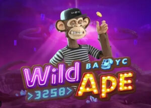 ภาพกราฟิกจากเกม Wild Ape แสดงลิงป่าและฟีเจอร์โบนัสที่น่าตื่นเต้น