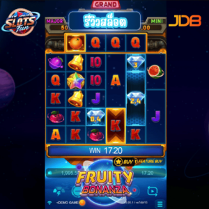 รีวิวเกมสล็อต Fruity Bonanza JDB สล็อตธีมผลไม้สดใสพร้อมฟีเจอร์โบนัสพิเศษ