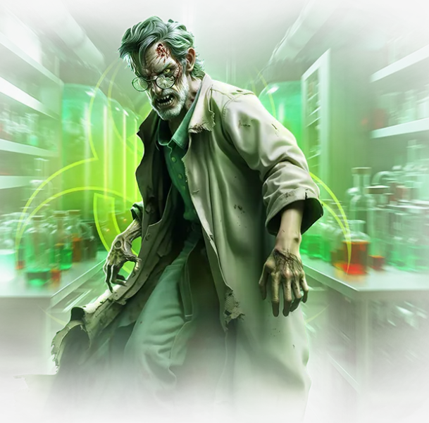 ภาพตัวอย่างเกมสล็อต Zombie Outbreak จาก PG SLOT